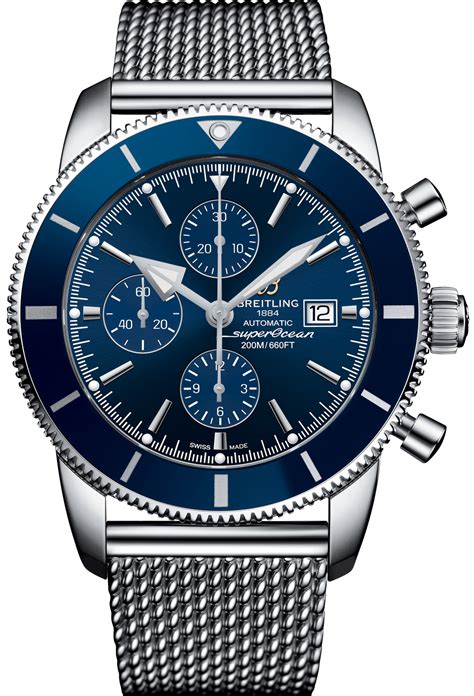 breitling superocean heritage 46 blue replica|breitling superocean heritage 46 chronograph.